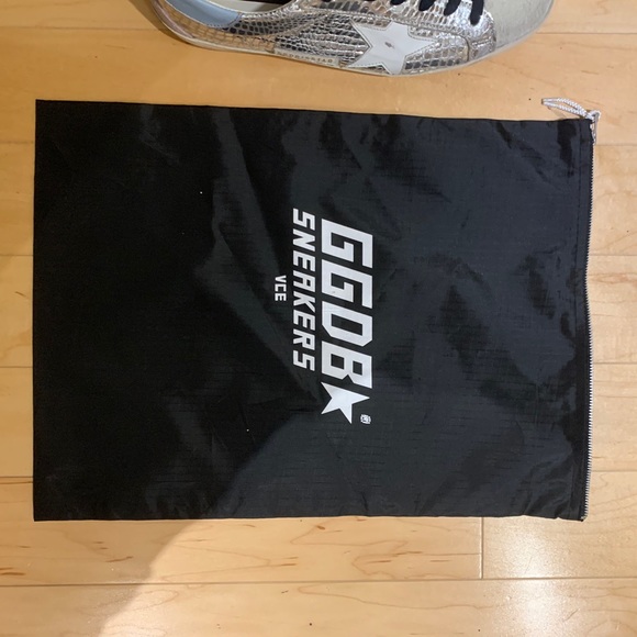 GOLDEN GOOSE SUPERSTAR SILVER LAMINATED COCCO - Picture 11 of 11